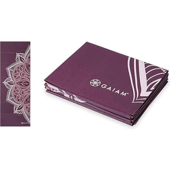 Yoga Mat - Folding Travel Fitness & Exercise Mat -Foldable Yoga Mat for All Type - Picture 6 of 6